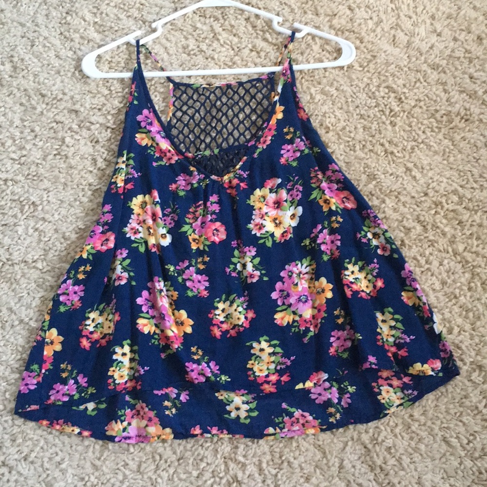 Cute floral tank top